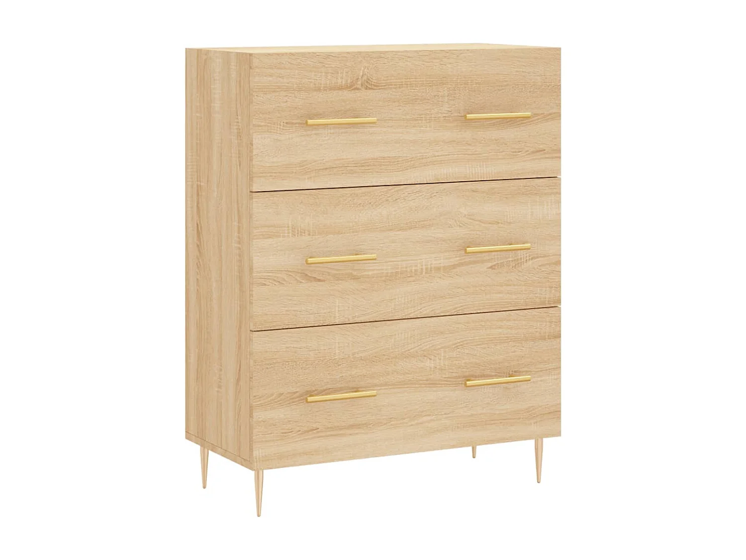 Sideboard Sonoma-Eiche 69,5x34x90 cm Holzwerkstoff