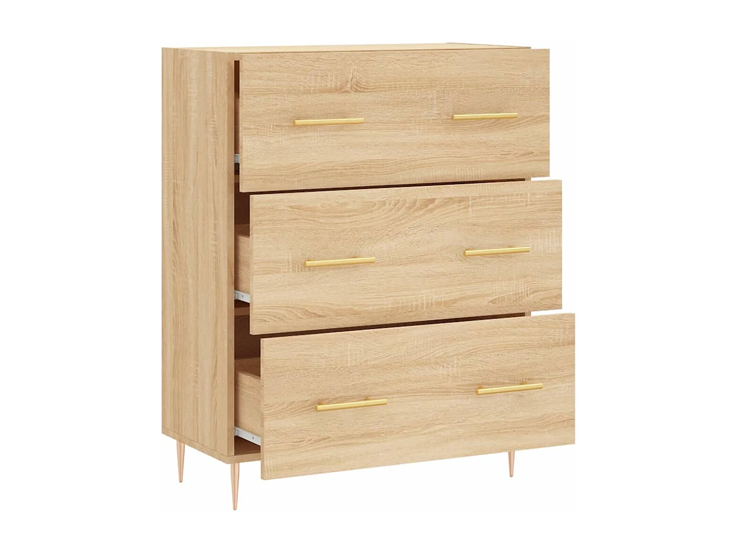 Sideboard Sonoma-Eiche 69,5x34x90 cm Holzwerkstoff