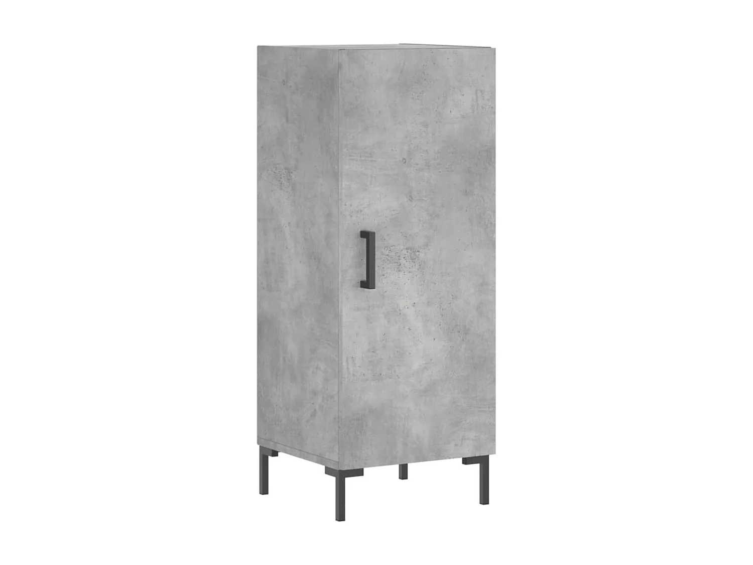 Sideboard Betongrau 34,5x34x90 cm Holzwerkstoff