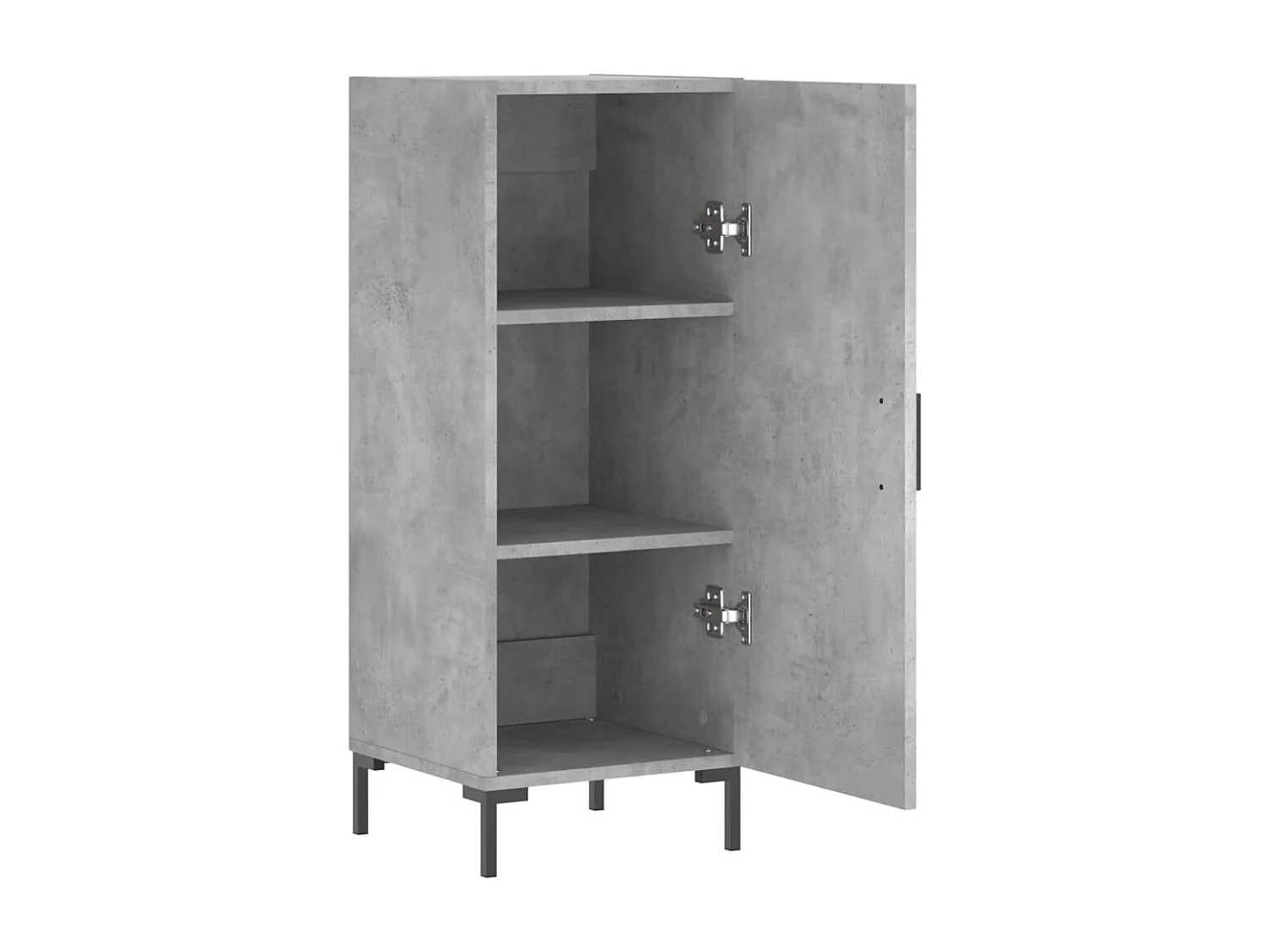 Sideboard Betongrau 34,5x34x90 cm Holzwerkstoff
