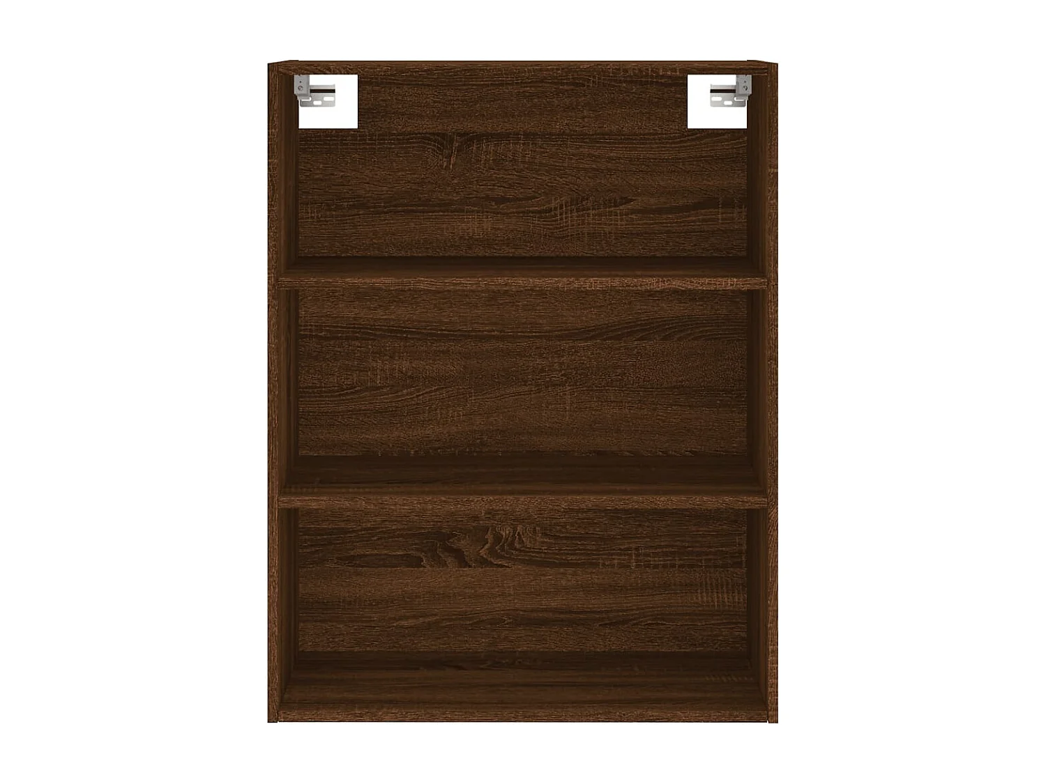 Buffet haut Chêne marron 69,5x34x180 cm Bois d'ingénierie