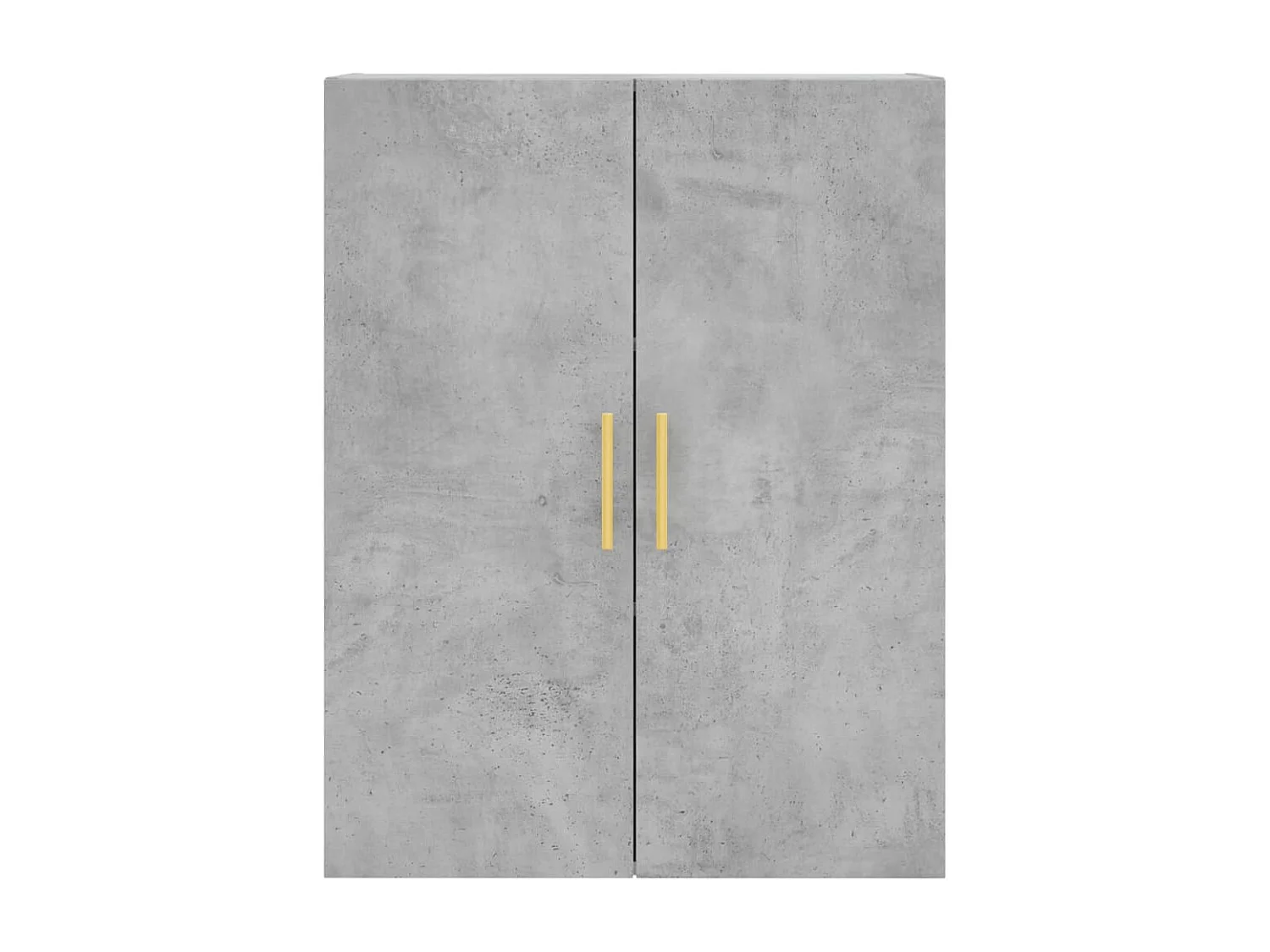 Buffet haut Gris béton 69,5x34x180 cm Bois d'ingénierie