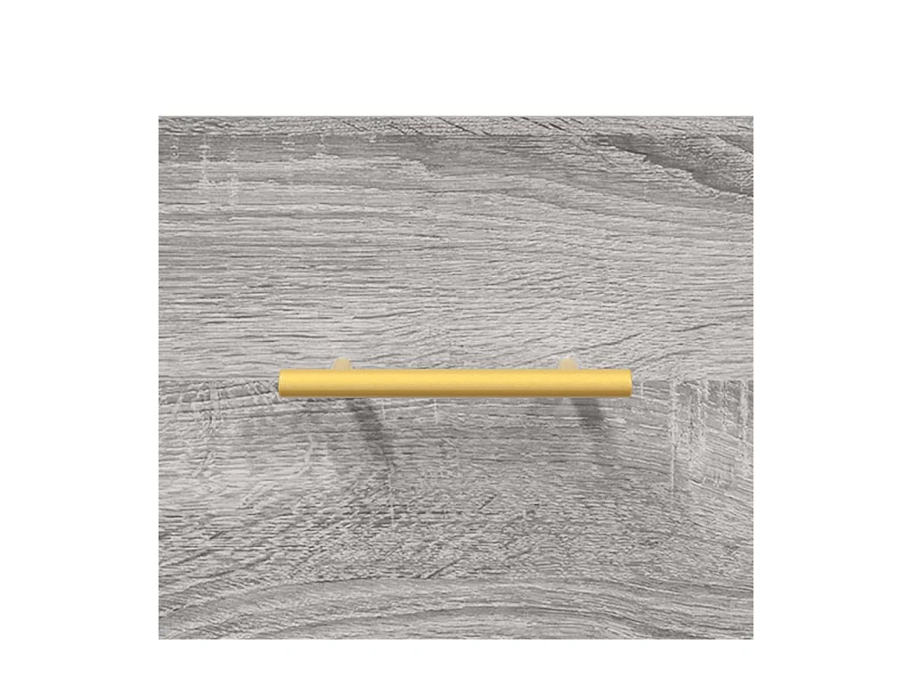Highboard Grau Sonoma 69,5x34x180 cm Holzwerkstoff