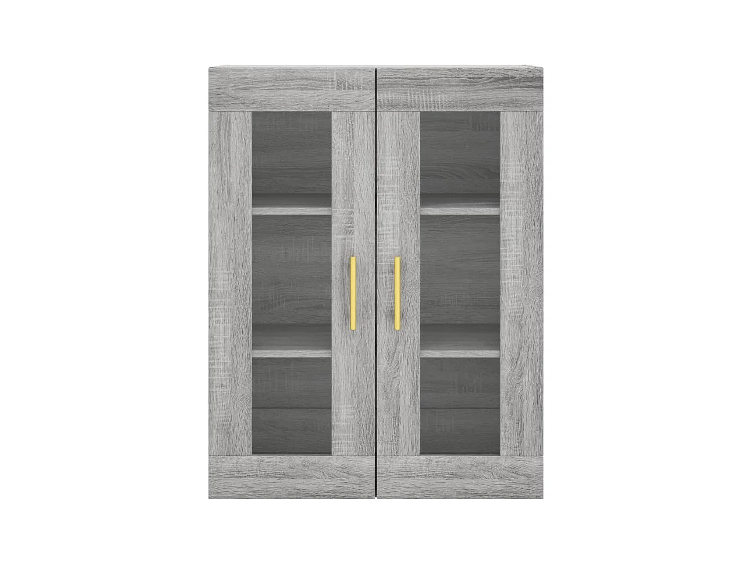 Highboard Grau Sonoma 69,5x34x180 cm Holzwerkstoff