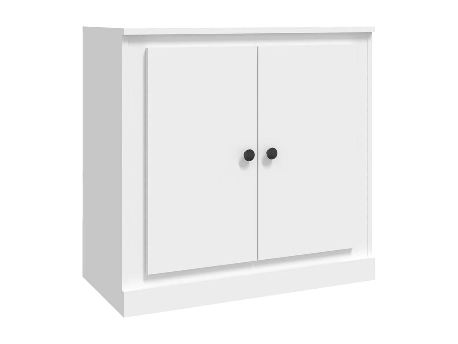 Dressoirs 3 st bewerkt hout wit