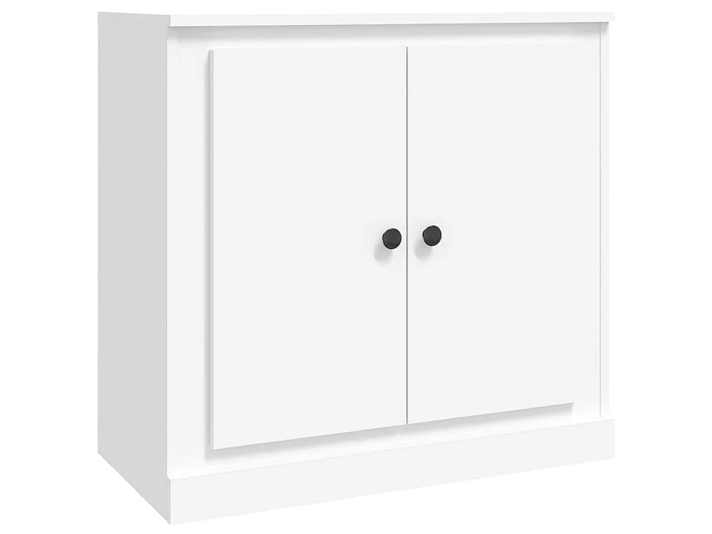 Buffets 3 pcs Blanc Bois d'ingénierie