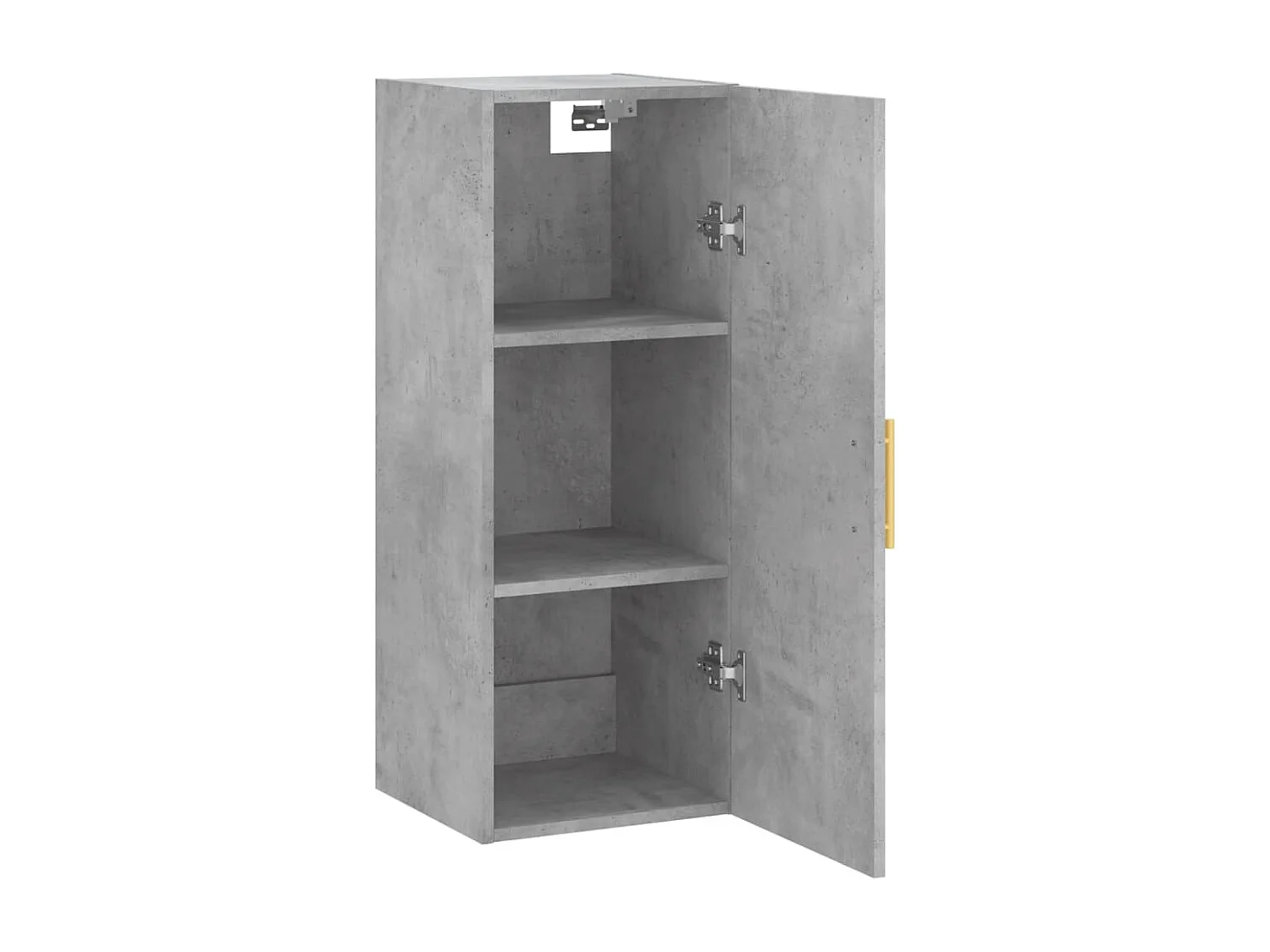 Armoire murale gris béton 34,5x34x90 cm