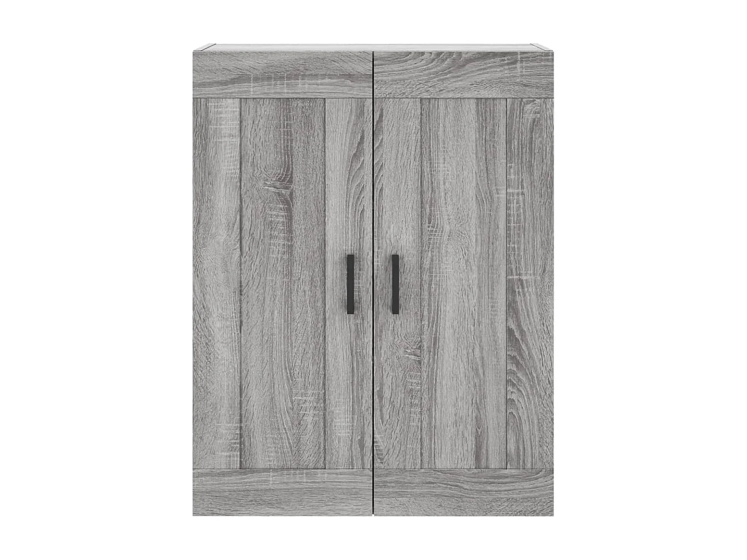 Wandkast 69,5x34x90 cm bewerkt hout grijs sonoma eikenkleurig