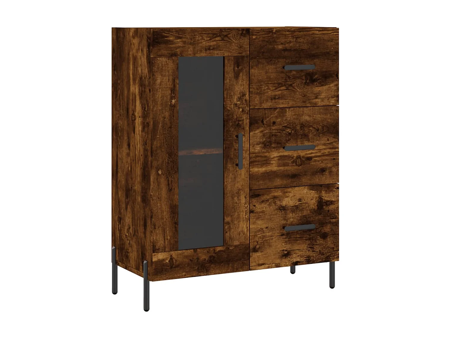 Sideboard Räuchereiche 69,5x34x90 cm Holzwerkstoff