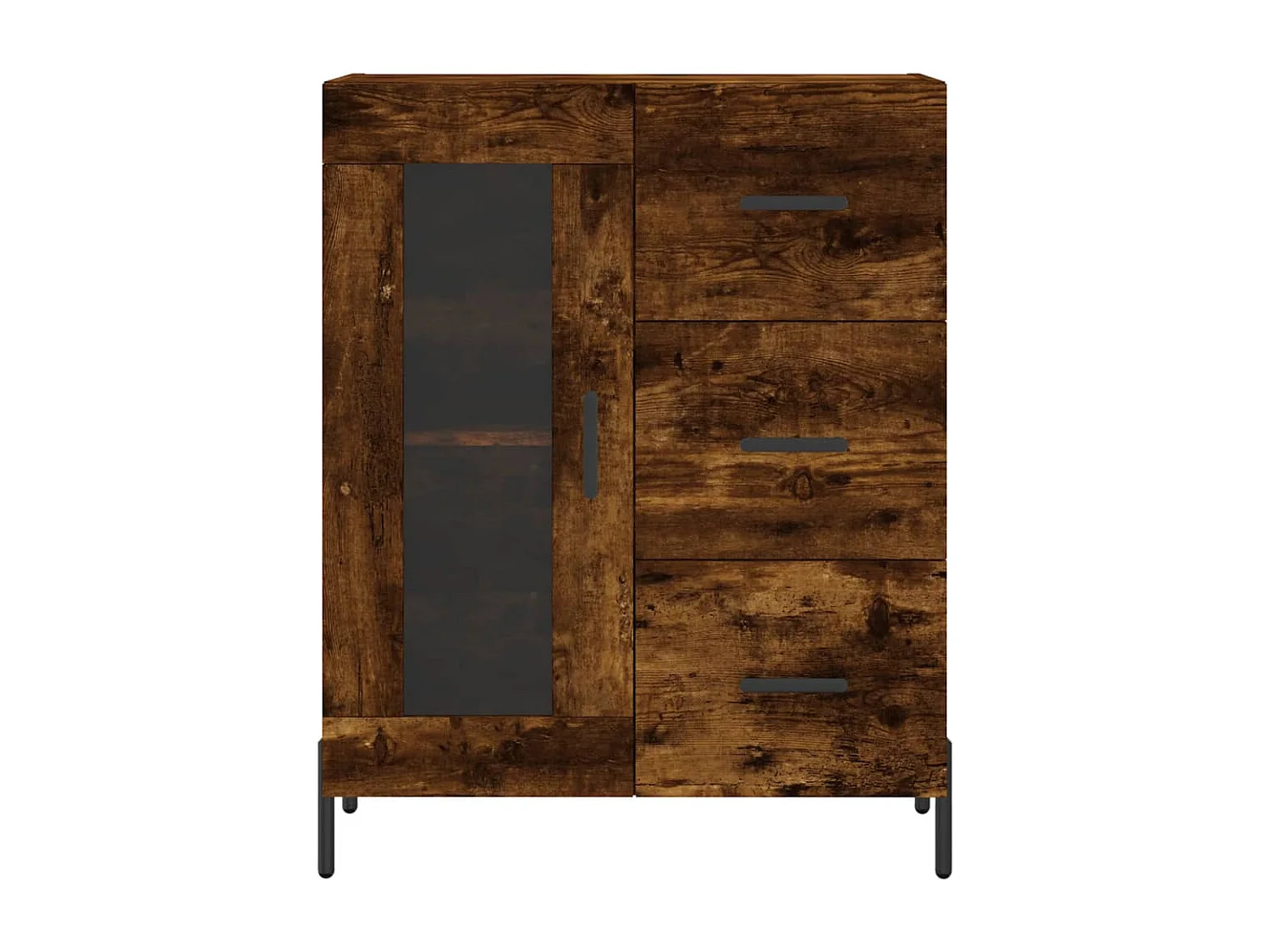 Sideboard Räuchereiche 69,5x34x90 cm Holzwerkstoff