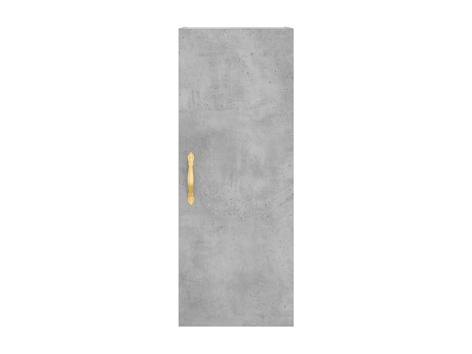 Credenza Grigio Cemento 34,5x34x180 cm in Legno Multistrato