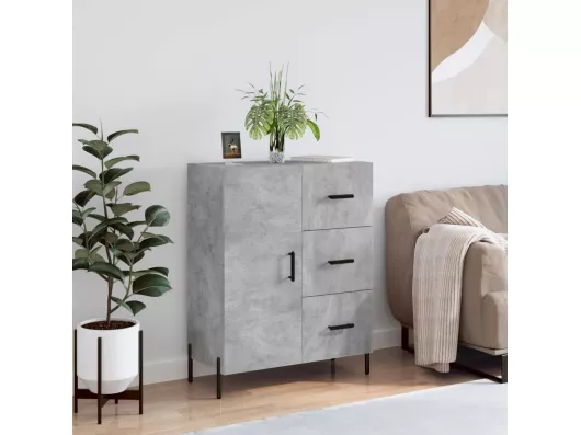 Kauf Unique Sideboard Betongrau 69,5x34x90 cm Holzwerkstoff