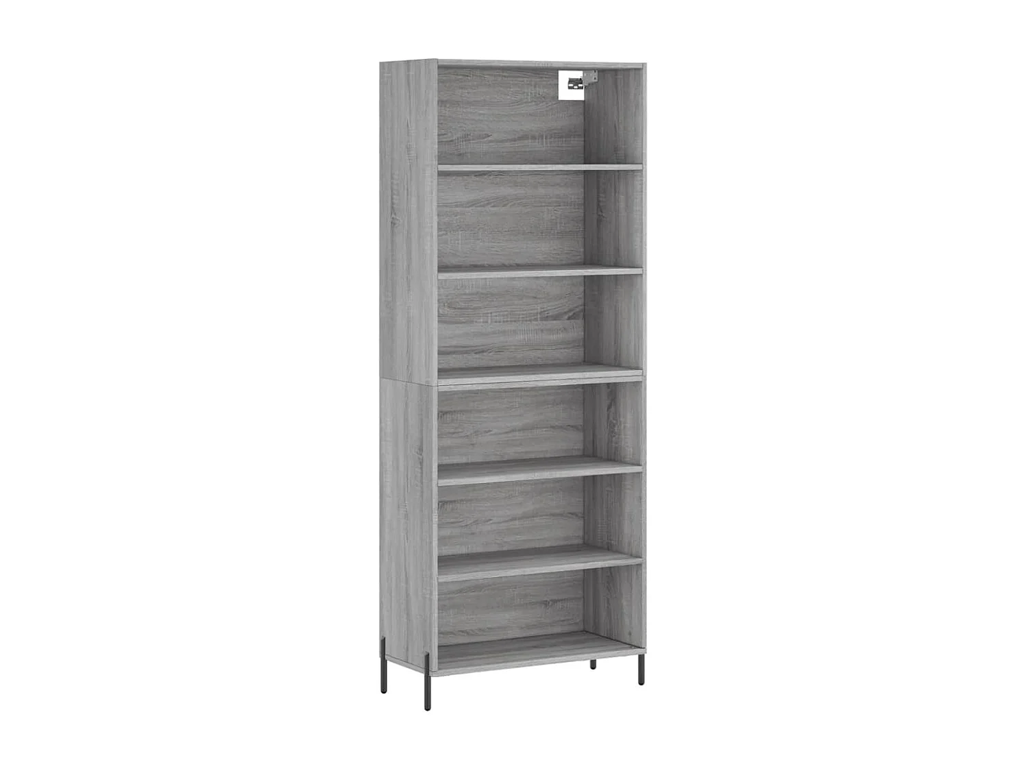 Buffet sonoma gris 69,5x32,5x180 cm bois d'ingénierie