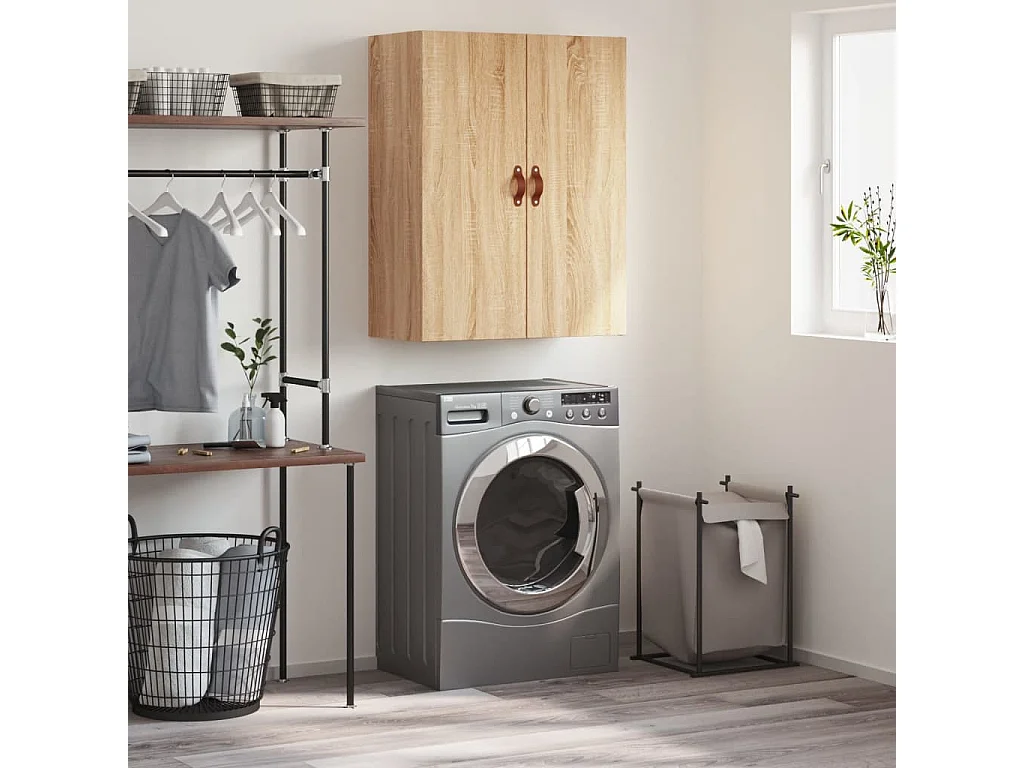 Wandschrank Sonoma-Eiche 69,5x34x90 cm