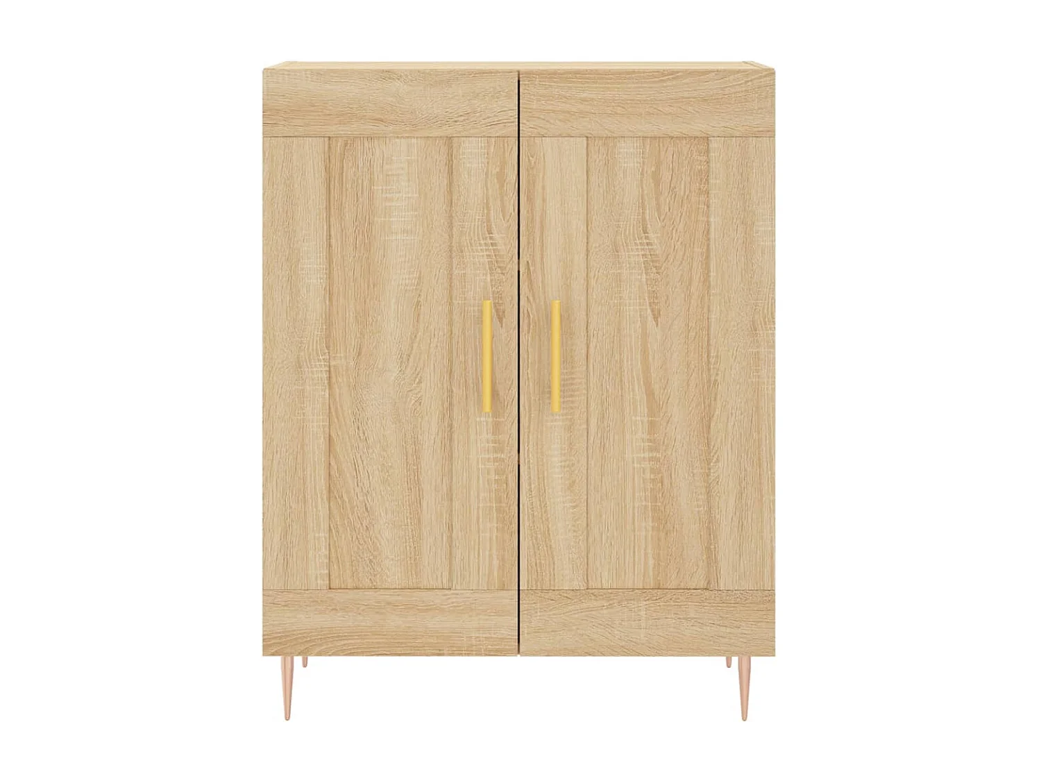 Highboard Sonoma-Eiche 69,5x34x180 cm Holzwerkstoff
