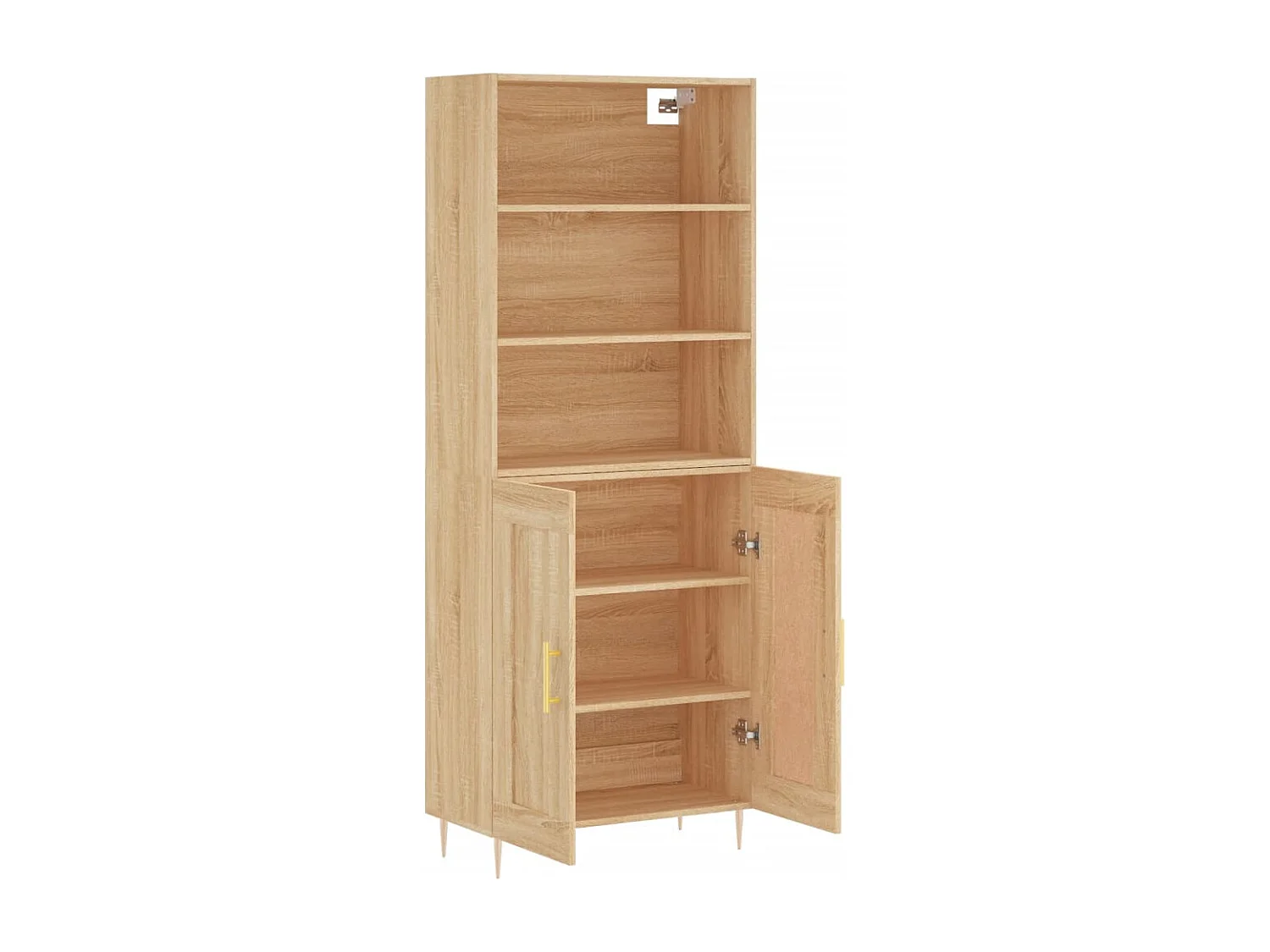 Buffet haut Chêne sonoma 69,5x34x180 cm Bois d'ingénierie