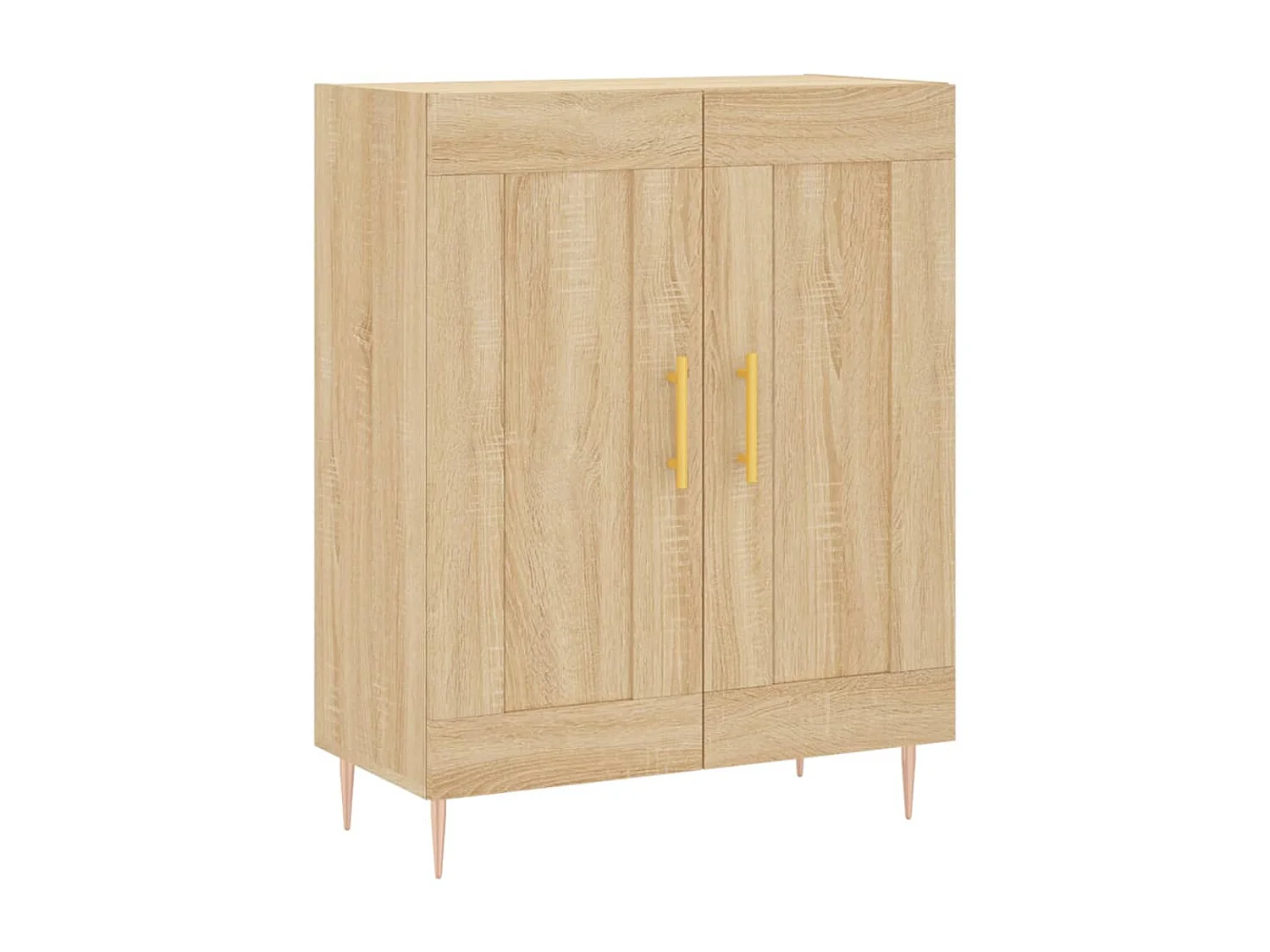 Buffet haut Chêne sonoma 69,5x34x180 cm Bois d'ingénierie