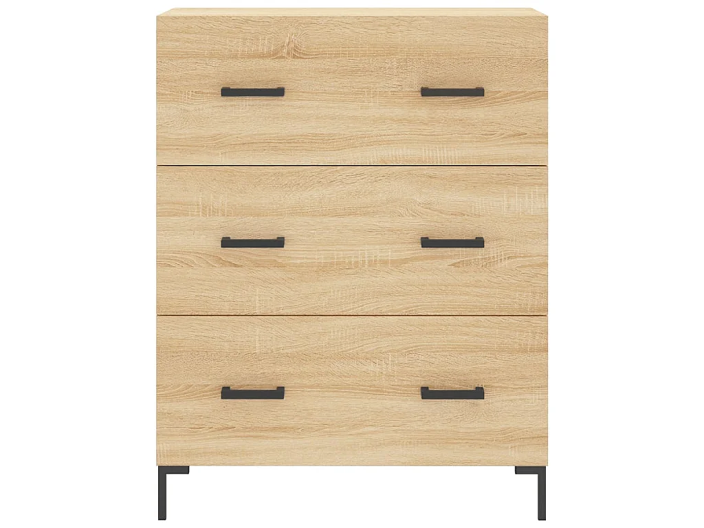 Armário alto 69,5x34x180 cm derivados de madeira cor sonoma