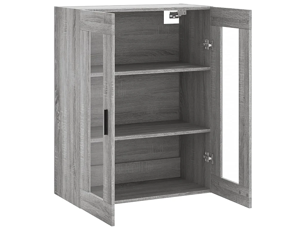 Wandschrank Grau Sonoma 69,5x34x90 cm