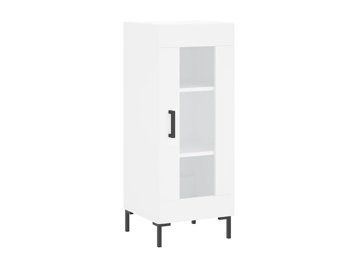 Armário alto 34,5x34x180 cm madeira processada branco