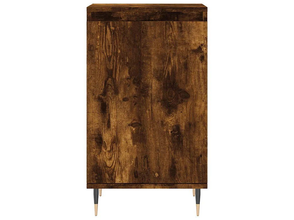 Buffet chêne fumé 40x35x70 cm bois d'ingénierie