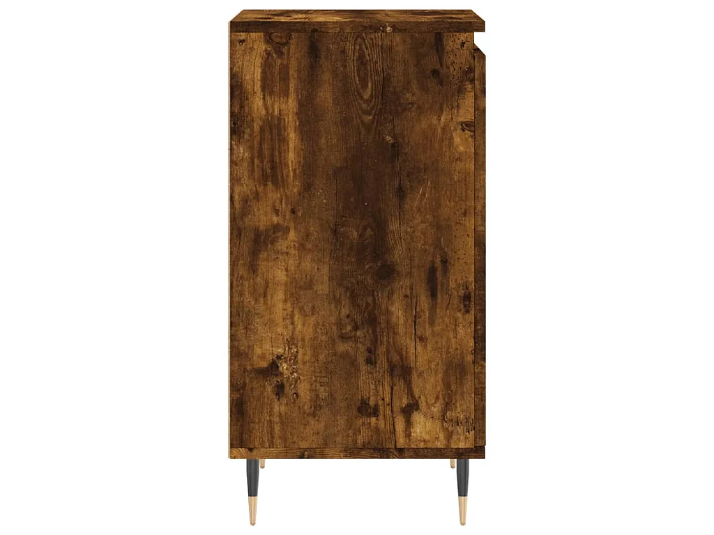 Buffet chêne fumé 40x35x70 cm bois d'ingénierie