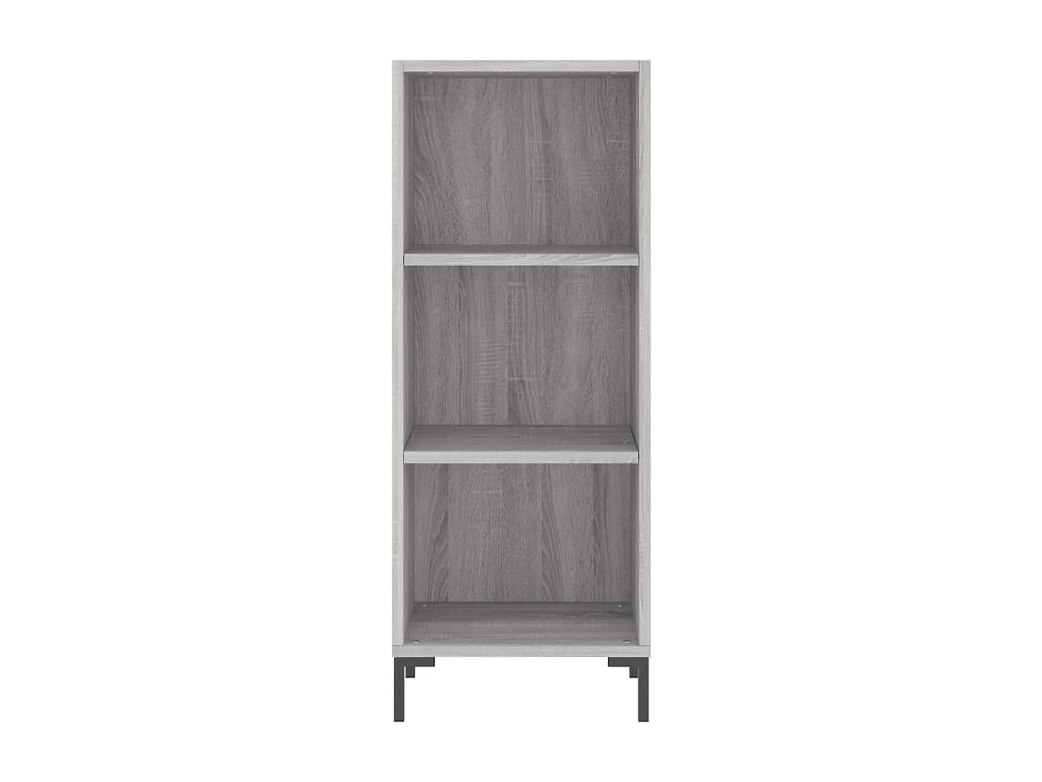 Buffet haut Sonoma gris 34,5x34x180 cm Bois d'ingénierie