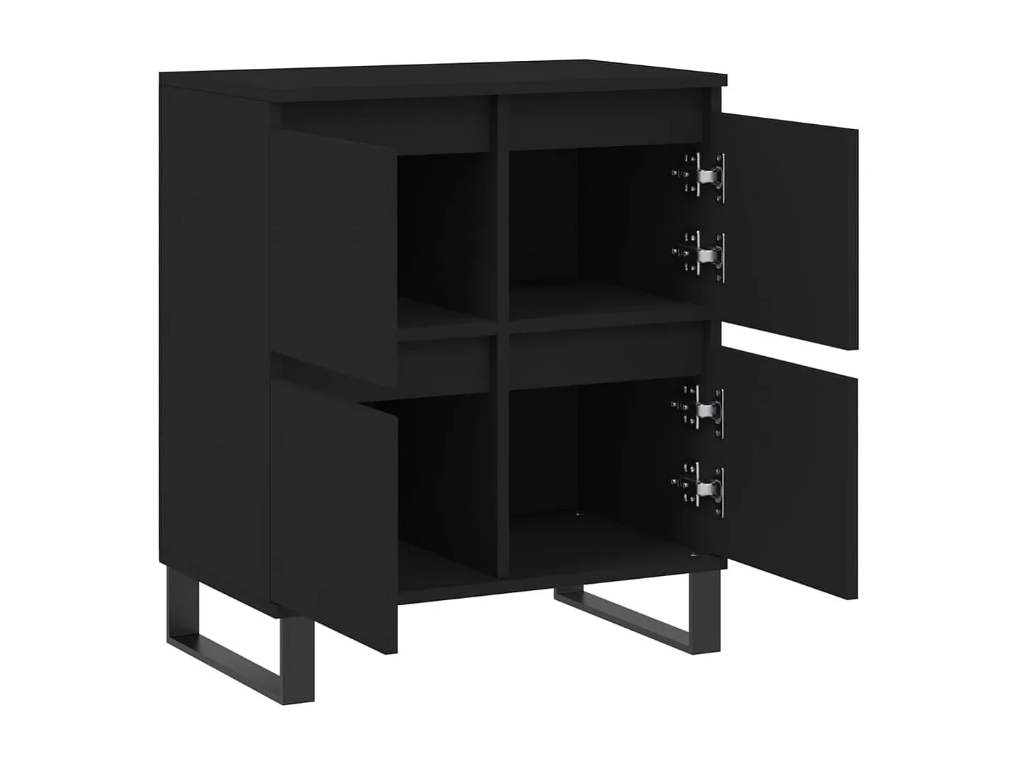 Aparador 60x35x70 cm derivados de madeira preto