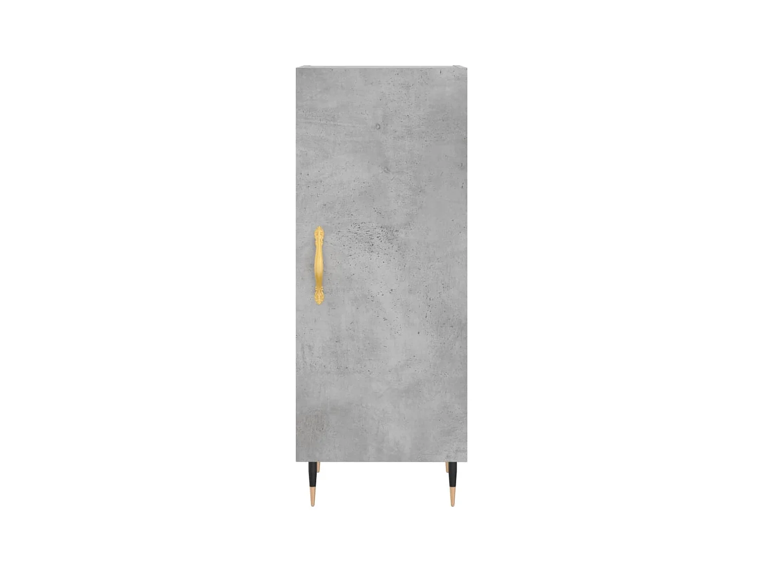 Highboard Betongrau 34,5x34x180 cm Holzwerkstoff