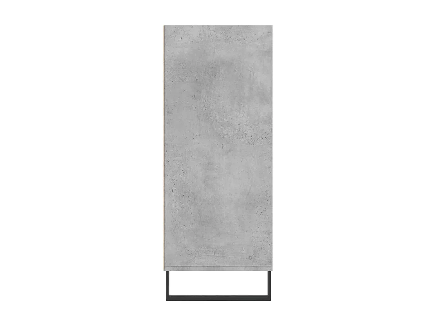 Hoge kast 57x35x90 cm bewerkt hout betongrijs