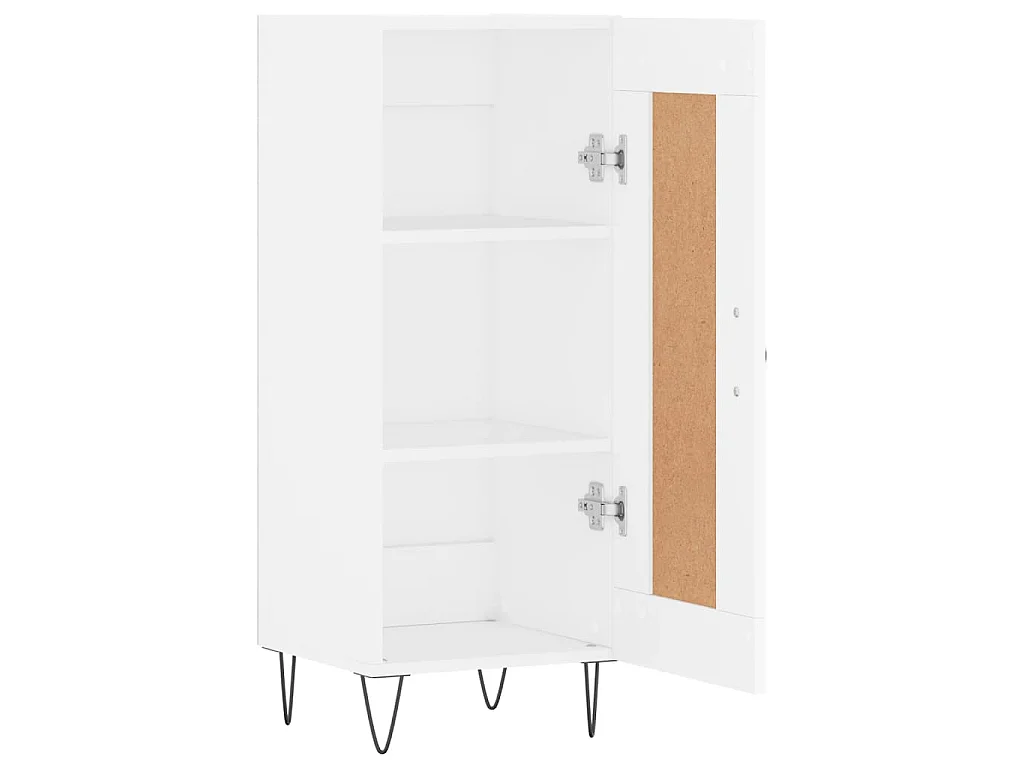 Buffet blanc 34,5x34x90 cm bois d'ingénierie