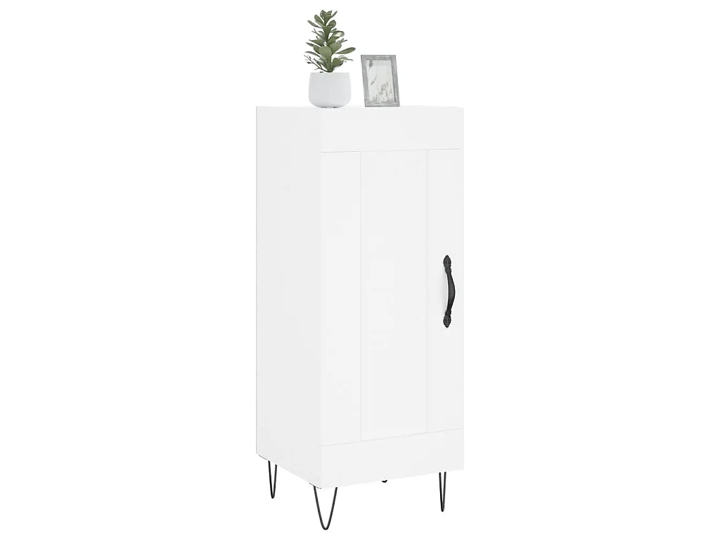 Buffet blanc 34,5x34x90 cm bois d'ingénierie