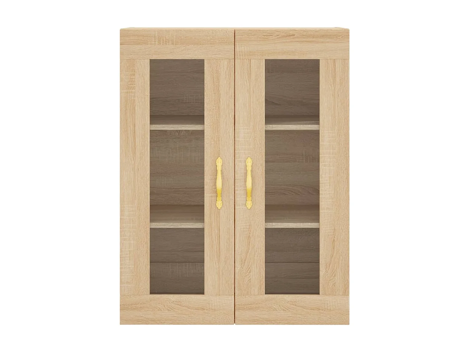 Highboard Sonoma-Eiche 69,5x34x180 cm Holzwerkstoff