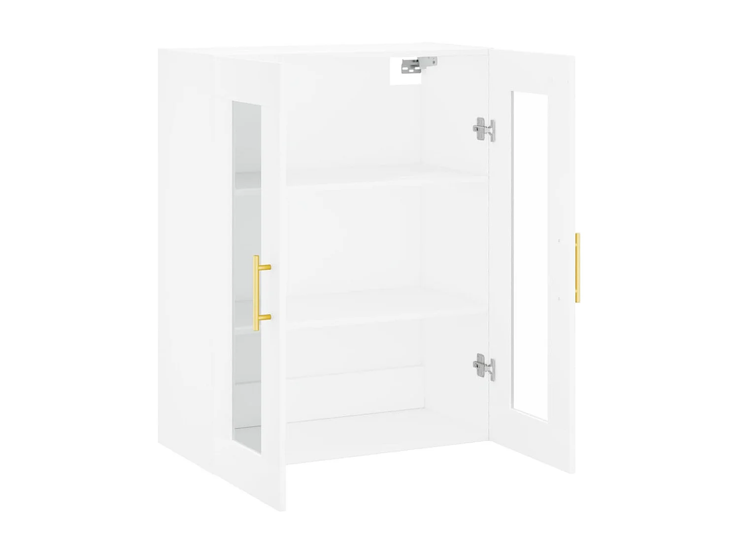 Armoire murale blanc 69,5x34x90 cm