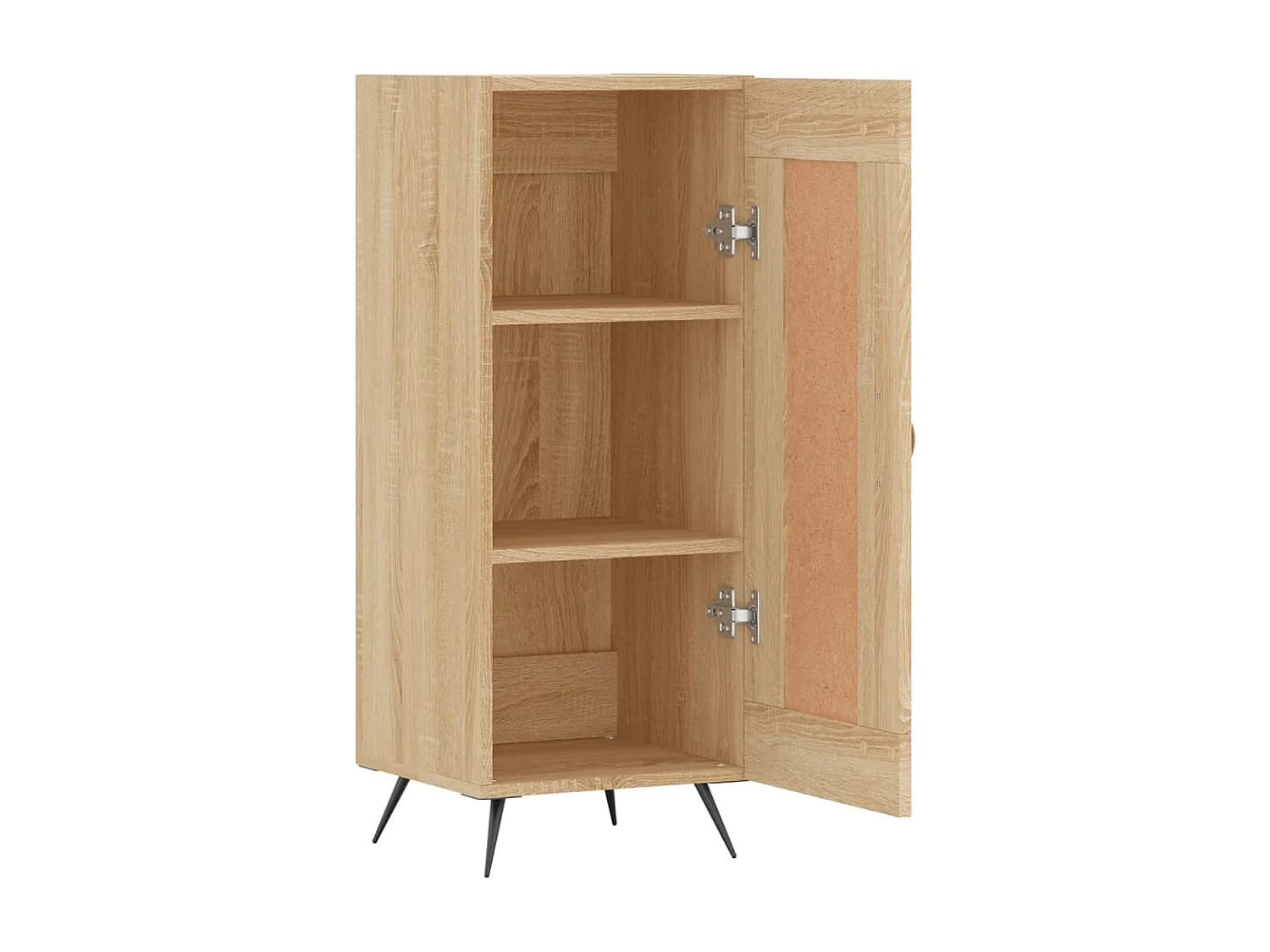 Dressoir 34,5x34x90 cm bewerkt hout sonoma eiken