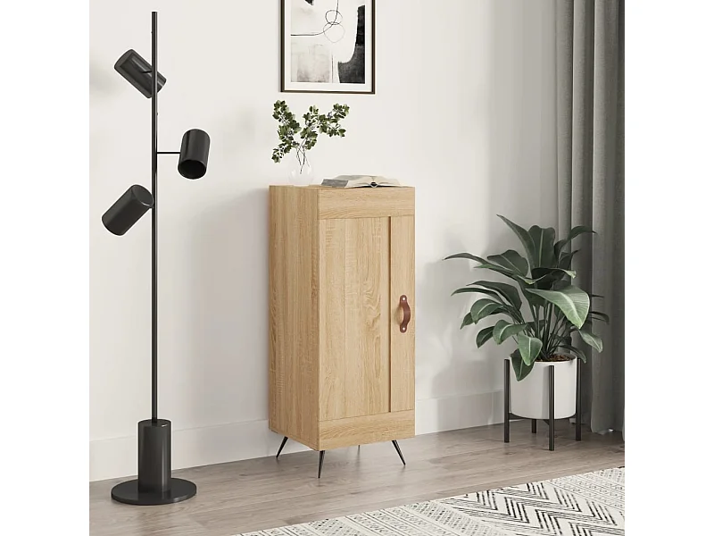 Buffet Chêne sonoma 34,5x34x90 cm Bois d'ingénierie
