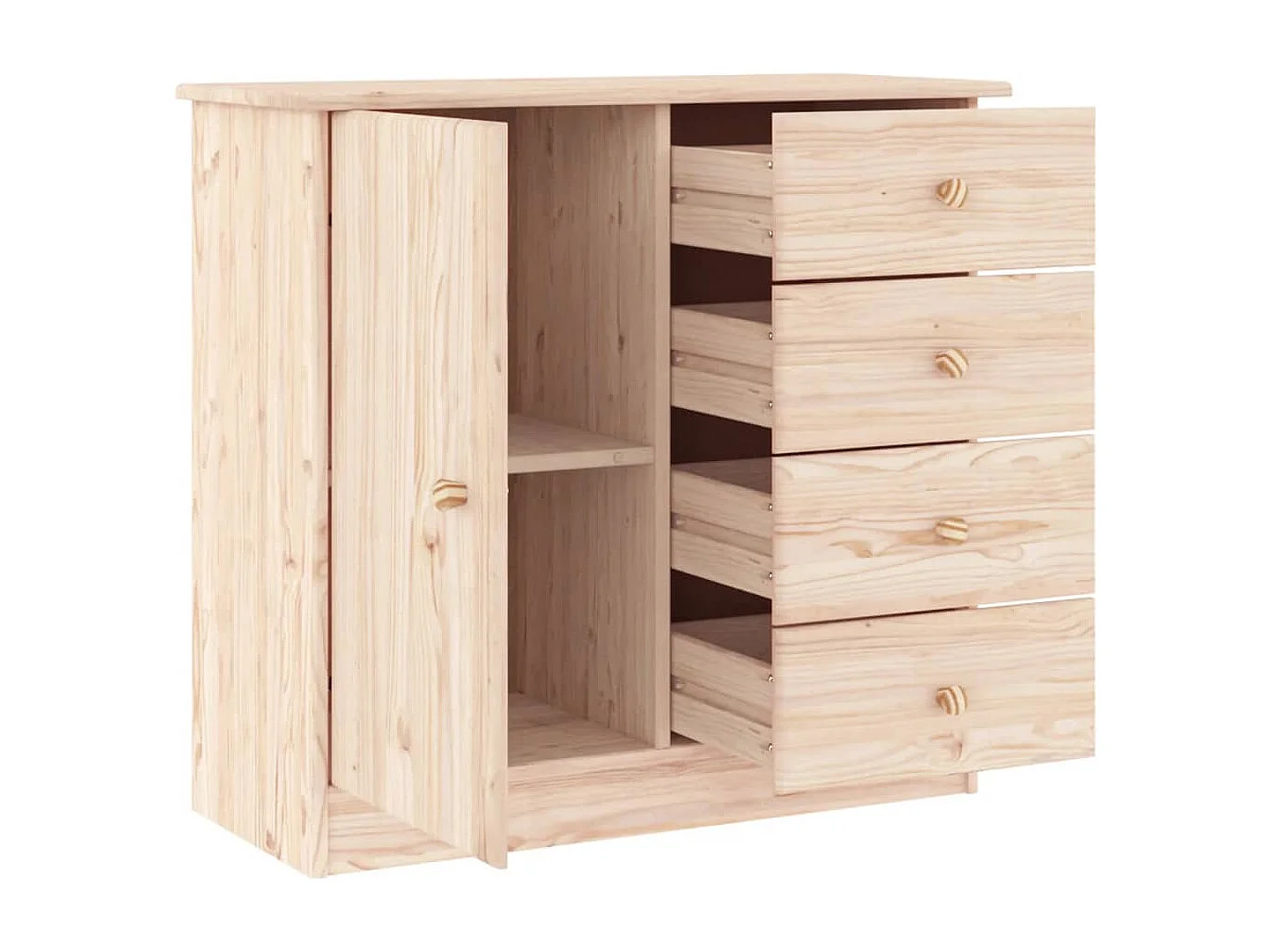 Dressoir ALTA 77x35x73 cm massief grenenhout