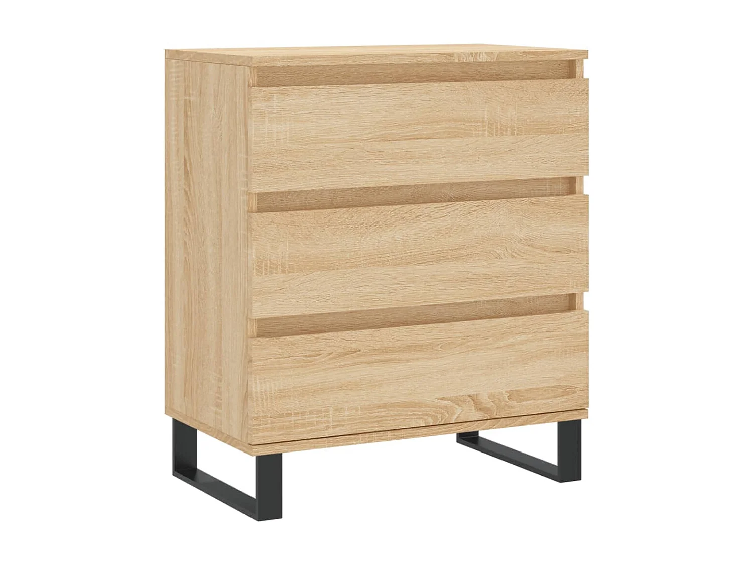 Dressoir 60x35x70 cm bewerkt hout sonoma eikenkleurig