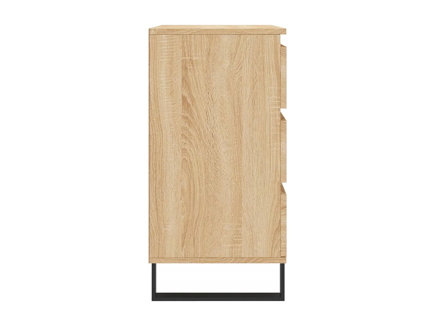 Dressoir 60x35x70 cm bewerkt hout sonoma eikenkleurig