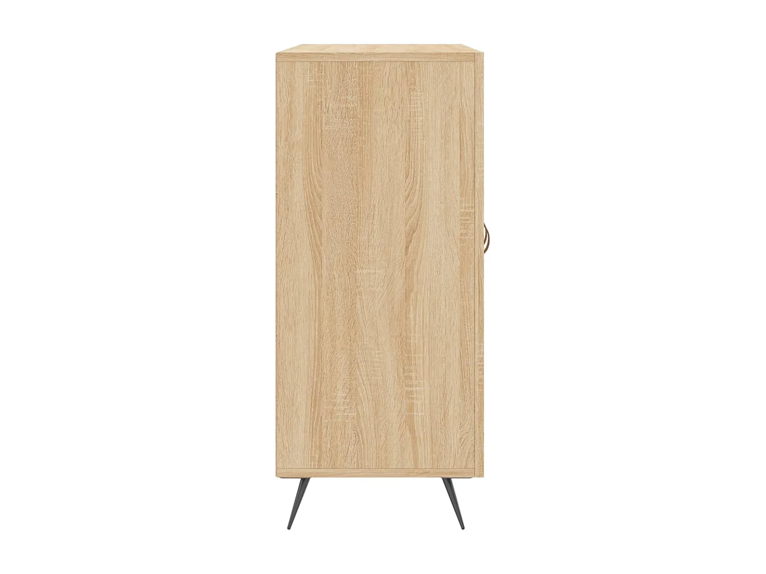 Credenza Rovere Sonoma 90x34x80 cm in Legno Multistrato