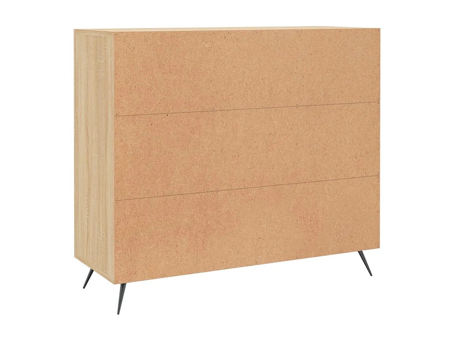 Credenza Rovere Sonoma 90x34x80 cm in Legno Multistrato