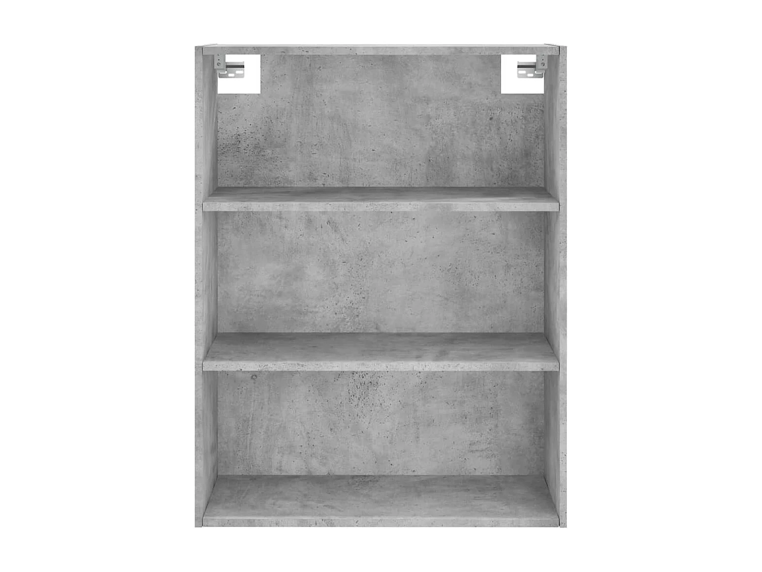 Credenza Grigio Cemento 69,5x34x180 cm in Legno Multistrato