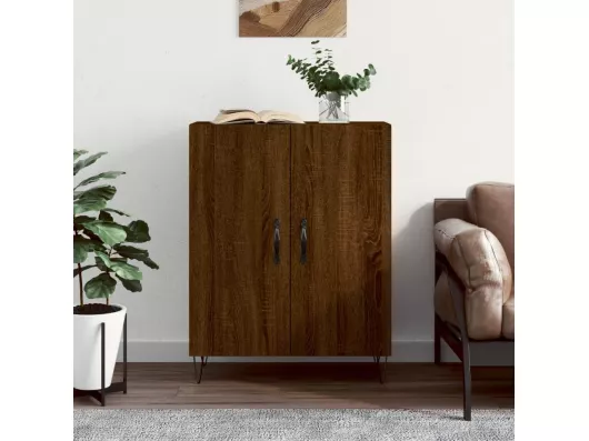 Kauf Unique Sideboard Braun Eichen-Optik 69,5x34x90 cm Holzwerkstoff