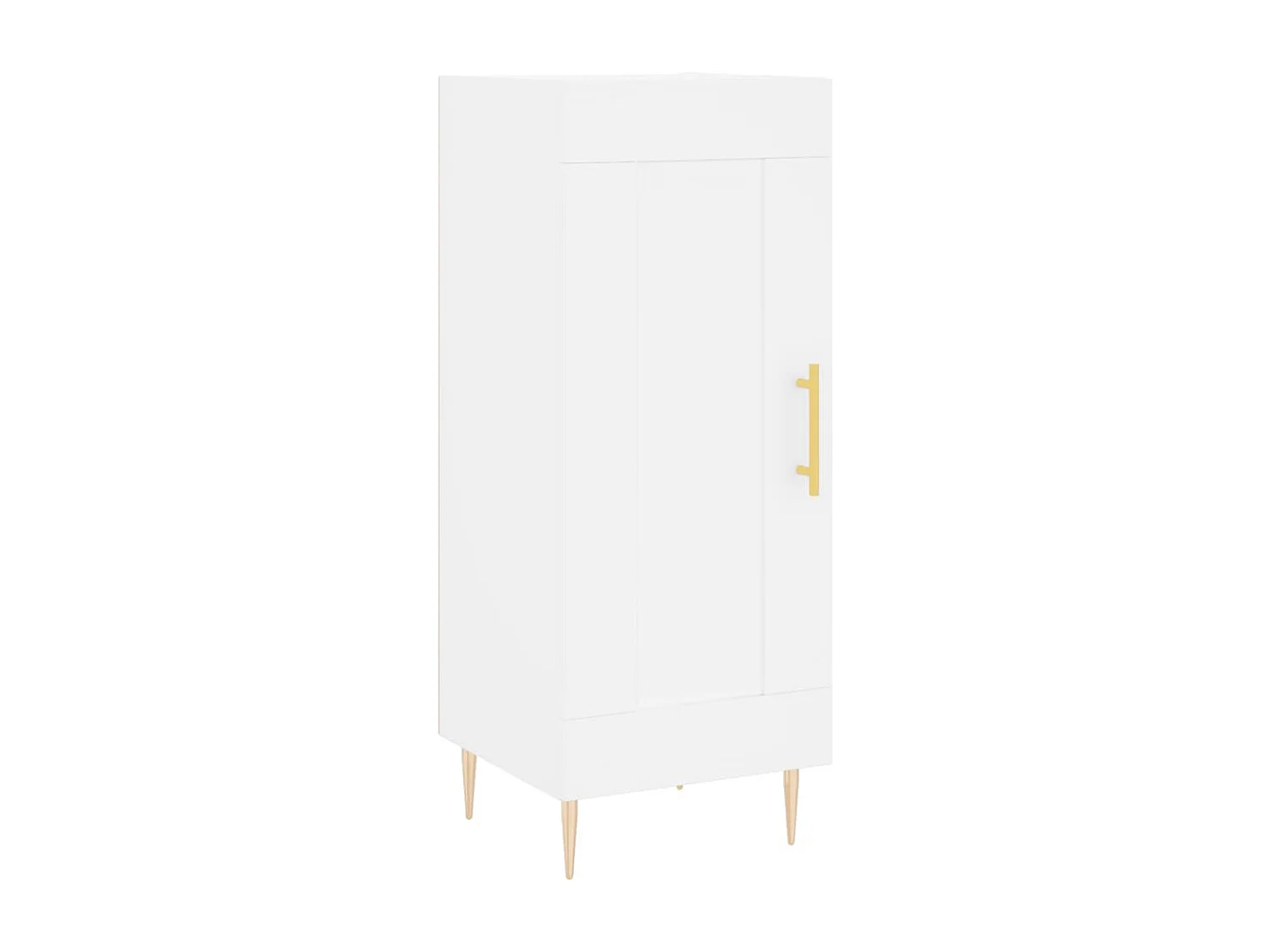 Buffet blanc 34,5x34x90 cm bois d'ingénierie