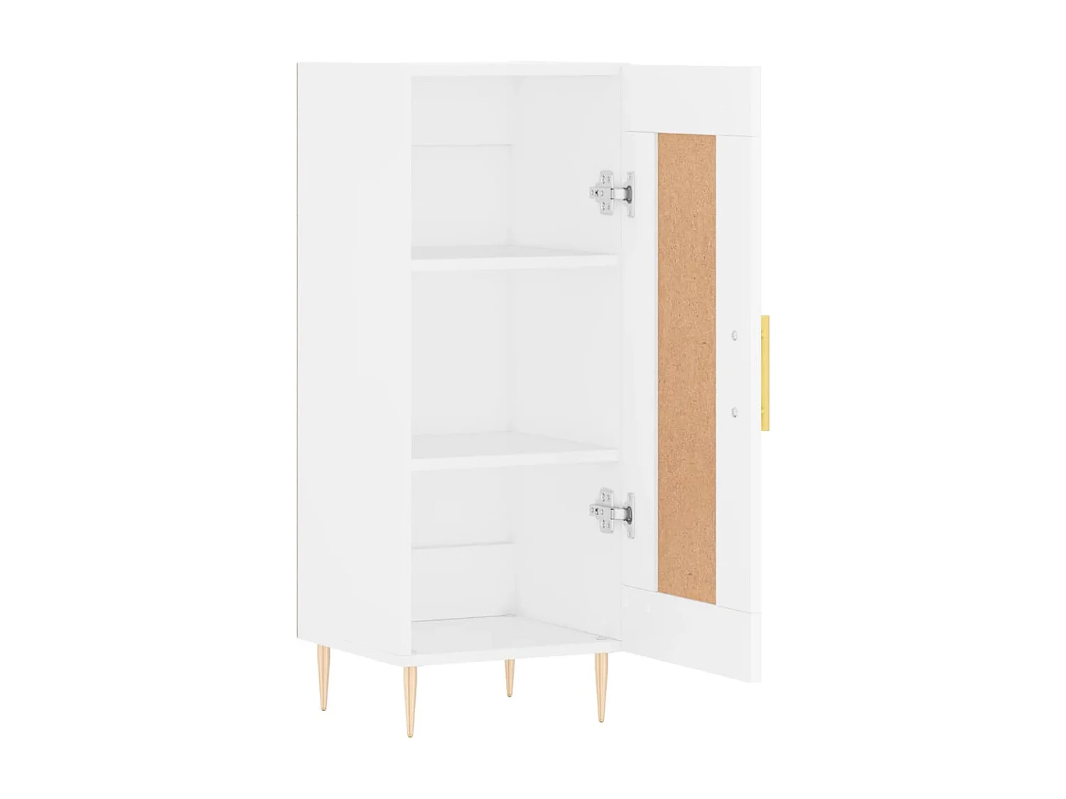 Buffet blanc 34,5x34x90 cm bois d'ingénierie