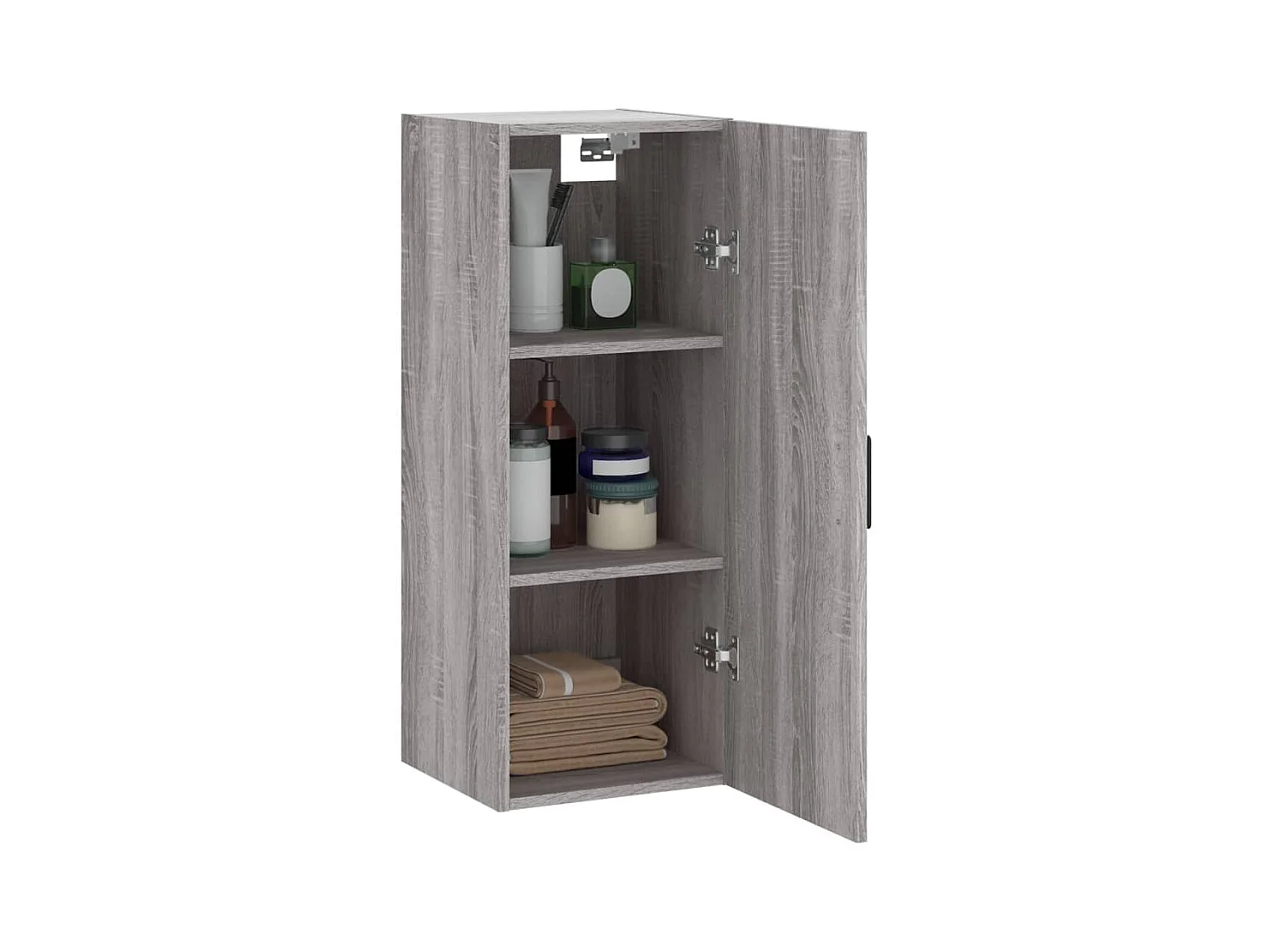 Armoire murale sonoma gris 34,5x34x90 cm
