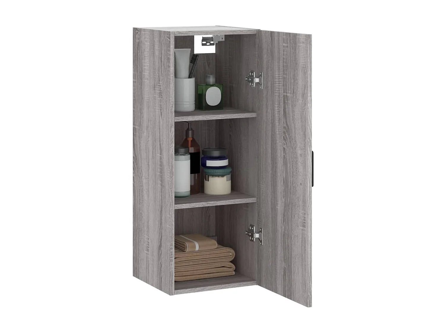 Armoire murale sonoma gris 34,5x34x90 cm