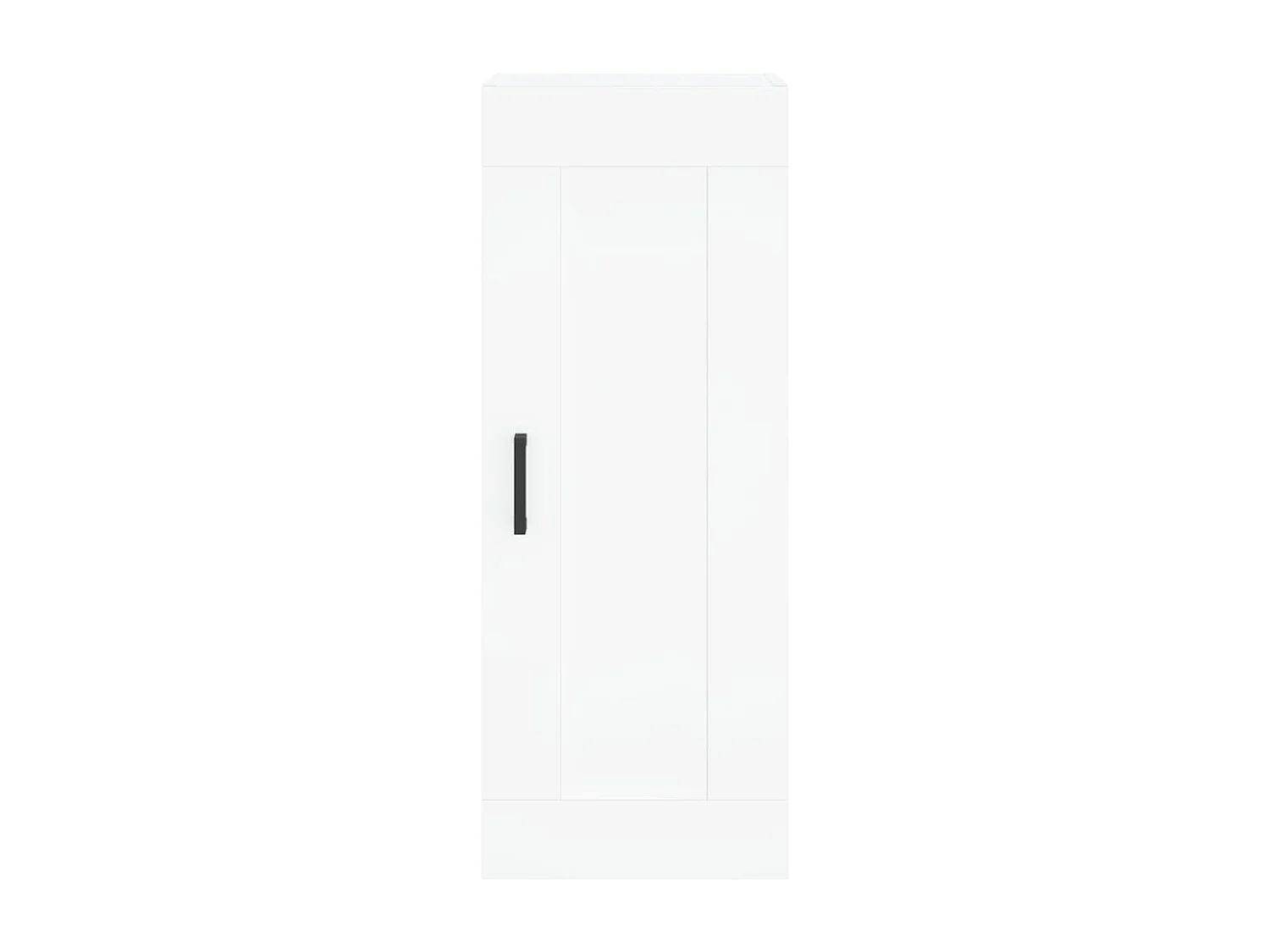 Credenza Bianca 34,5x34x180 cm in Legno Multistrato