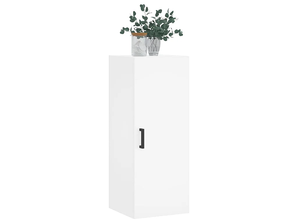 Armoire murale blanc 34,5x34x90 cm