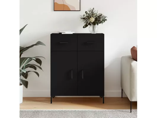 Kauf Unique Sideboard Schwarz 69,5x34x90 cm Holzwerkstoff